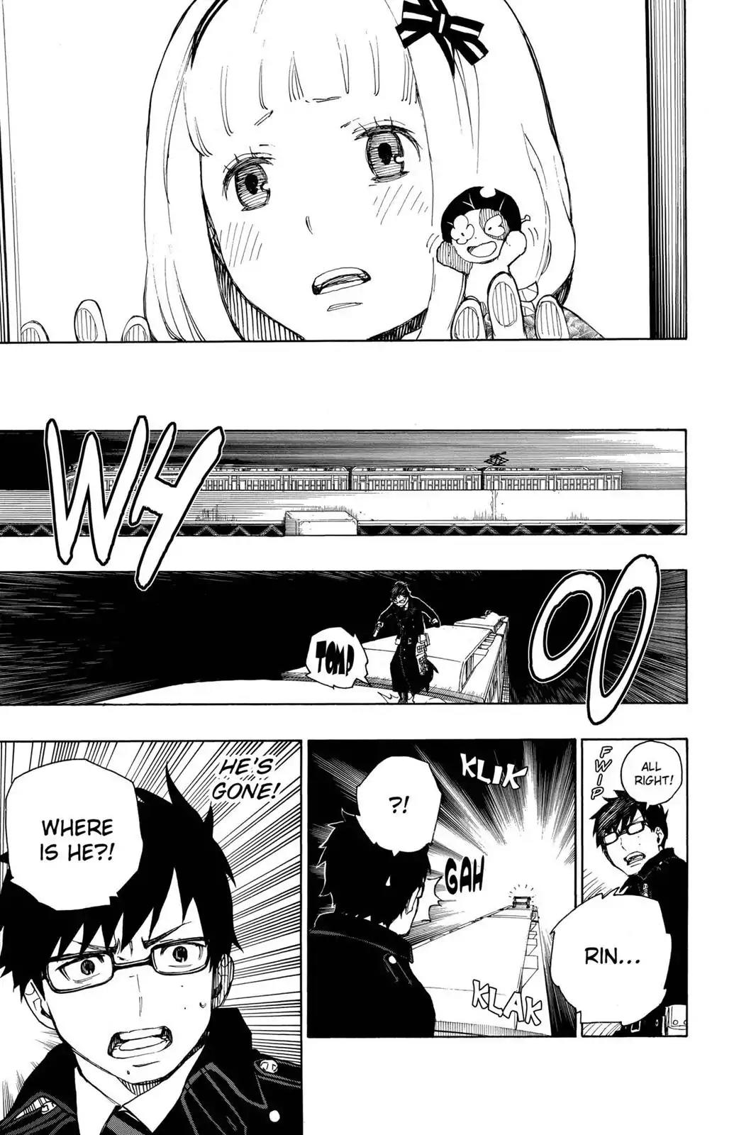 Ao no Exorcist Chapter 23.5 page 19 - Vol.6 Chapter Bonus 1: Phantom Train