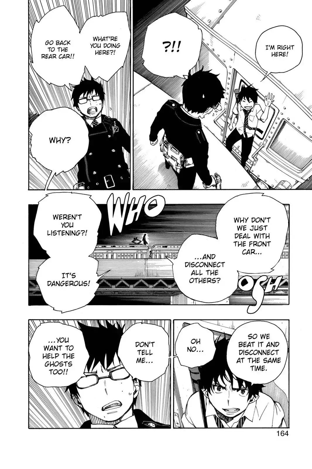 Ao no Exorcist Chapter 23.5 page 20 - Vol.6 Chapter Bonus 1: Phantom Train