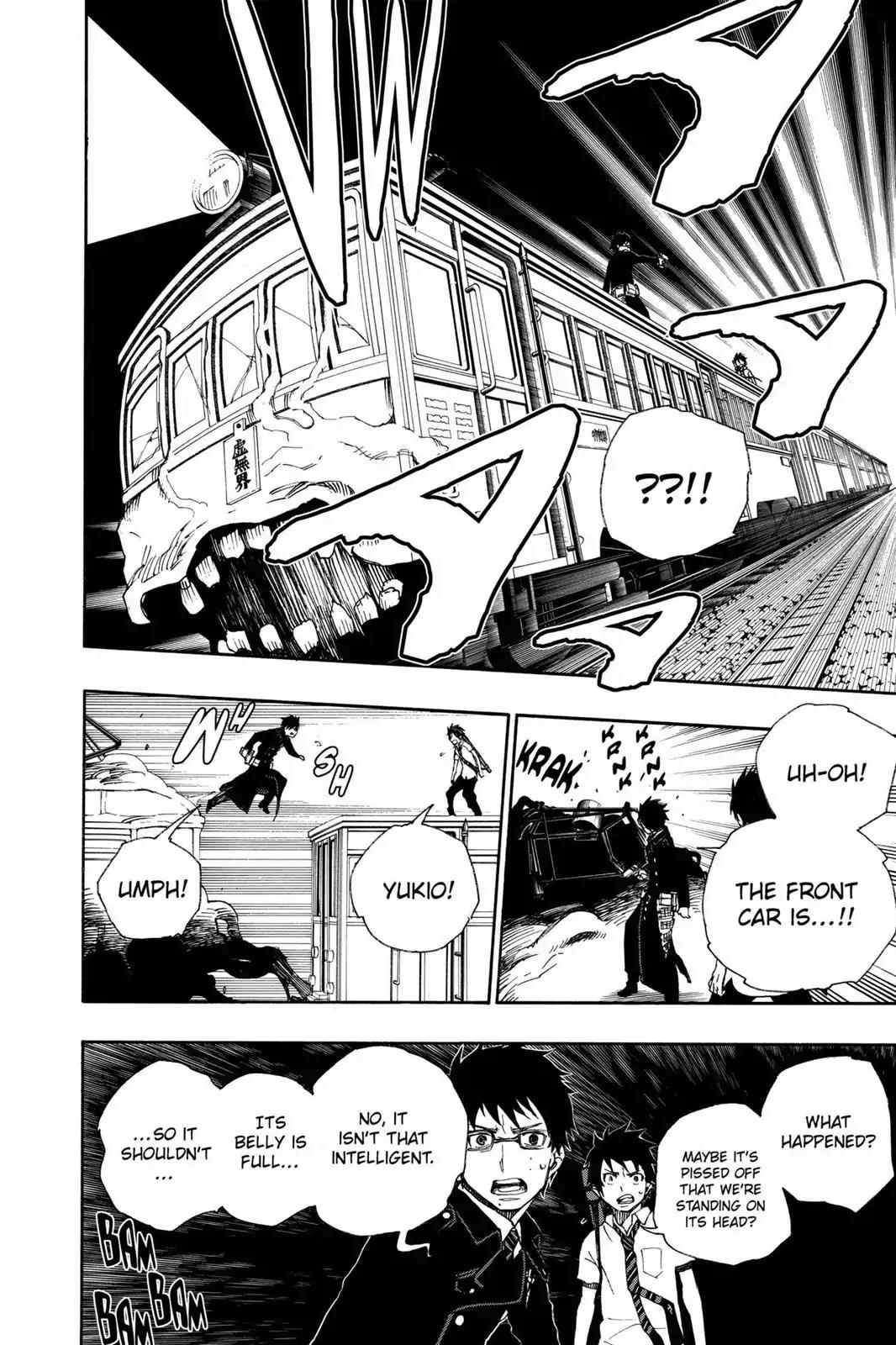 Ao no Exorcist Chapter 23.5 page 24 - Vol.6 Chapter Bonus 1: Phantom Train