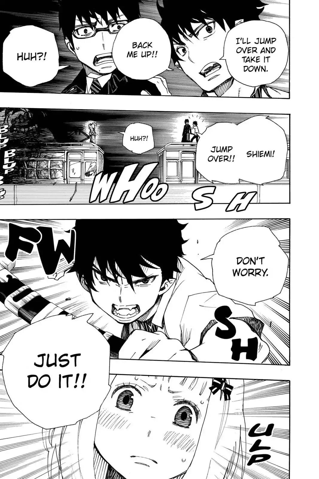 Ao no Exorcist Chapter 23.5 page 27 - Vol.6 Chapter Bonus 1: Phantom Train