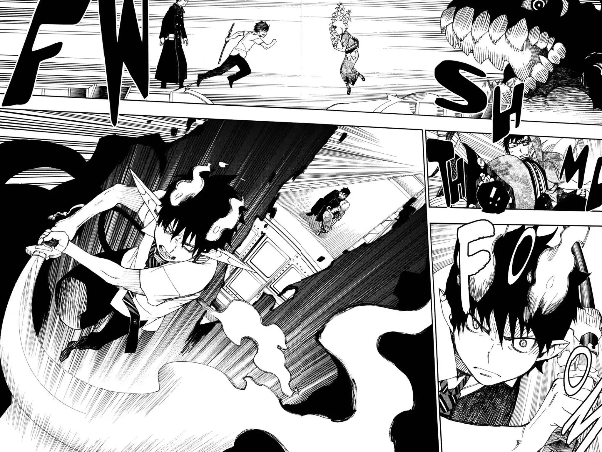 Ao no Exorcist Chapter 23.5 page 28 - Vol.6 Chapter Bonus 1: Phantom Train