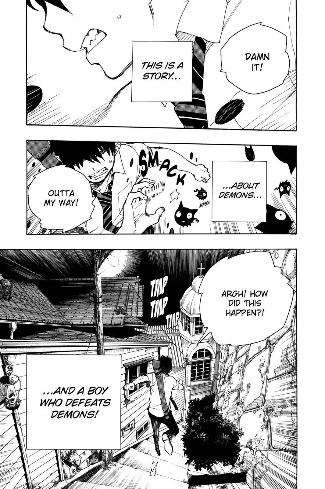 Ao no Exorcist Chapter 23.5 page 3 - Vol.6 Chapter Bonus 1: Phantom Train