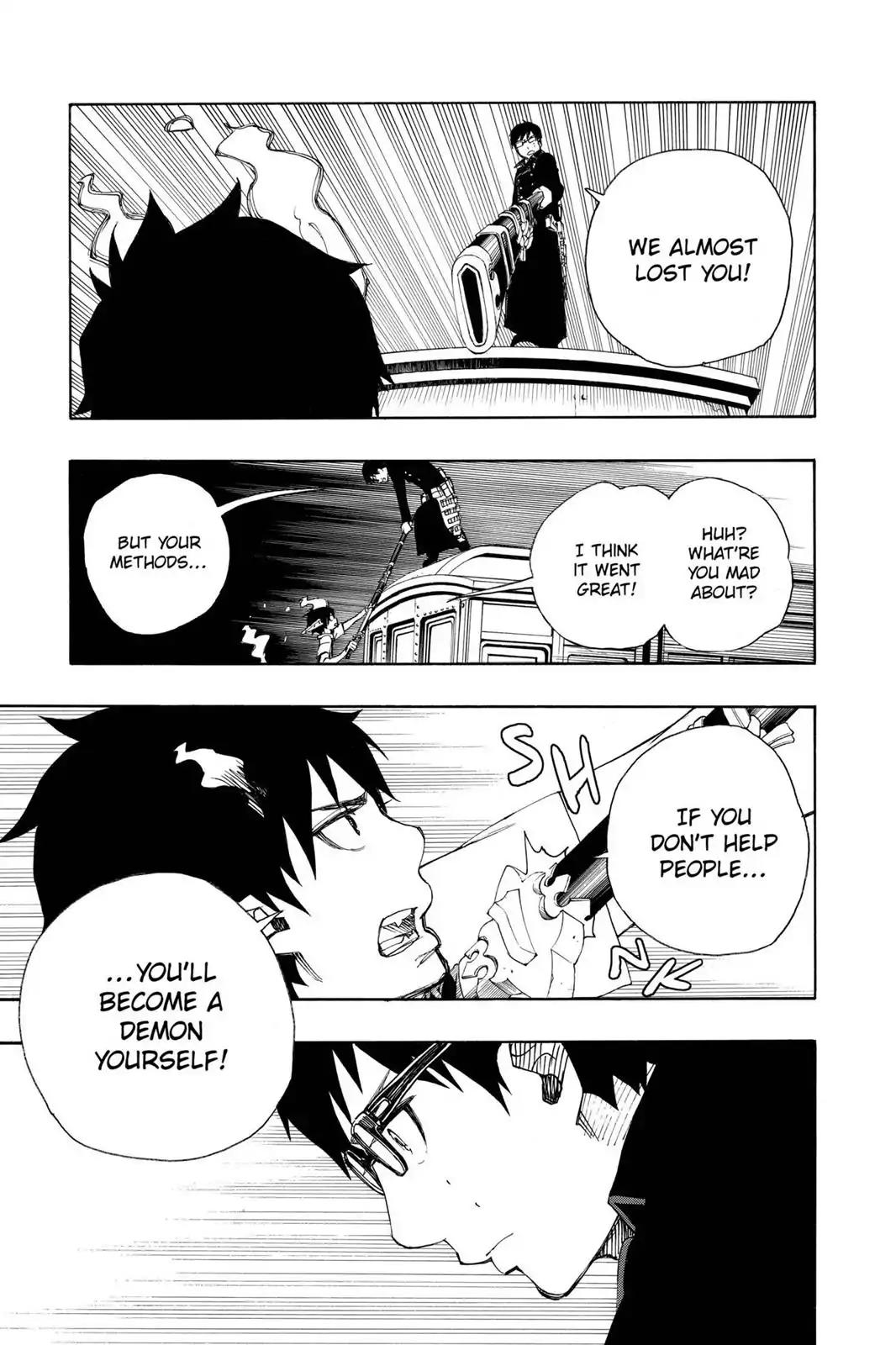 Ao no Exorcist Chapter 23.5 page 30 - Vol.6 Chapter Bonus 1: Phantom Train