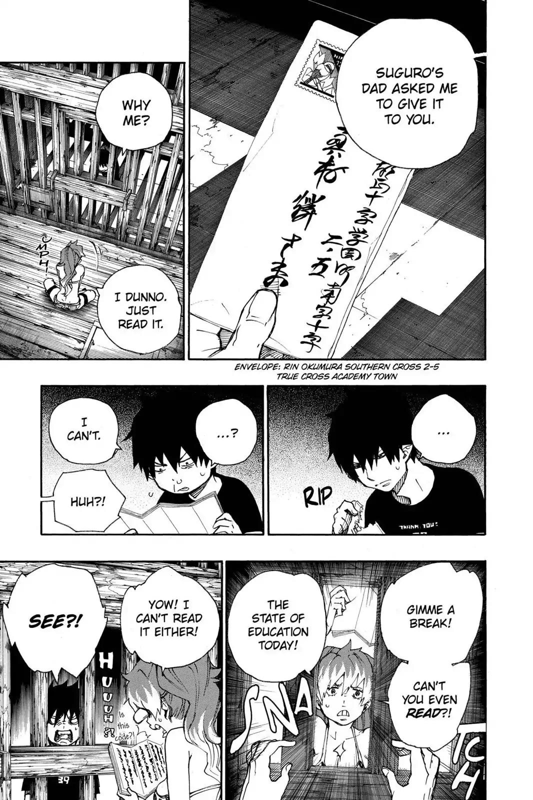 Ao no Exorcist Chapter 23 page 13 - Chapter 23: The Father's Story