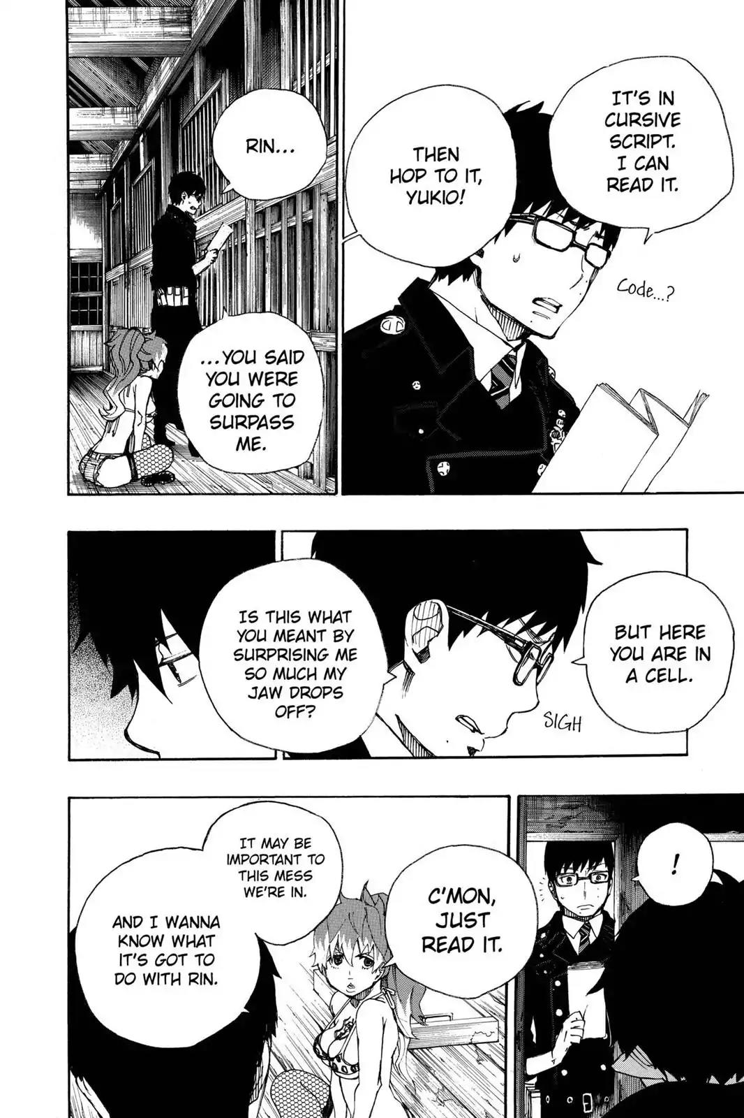 Ao no Exorcist Chapter 23 page 14 - Chapter 23: The Father's Story