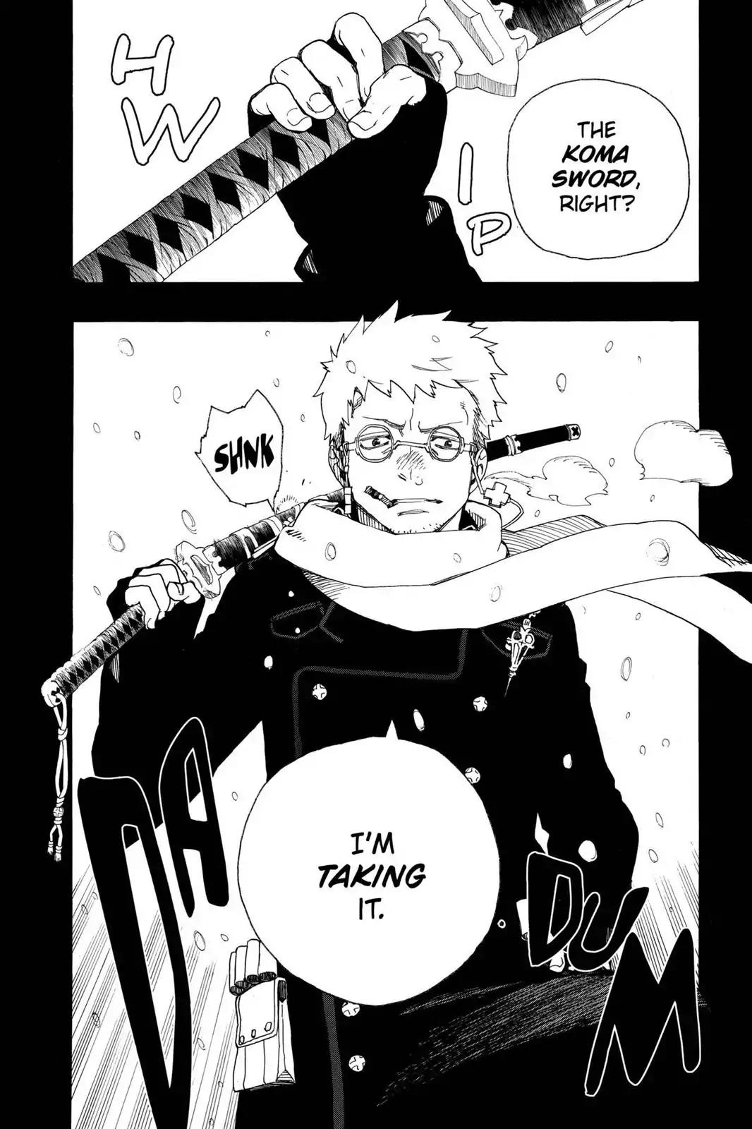Ao no Exorcist Chapter 23 page 27 - Chapter 23: The Father's Story