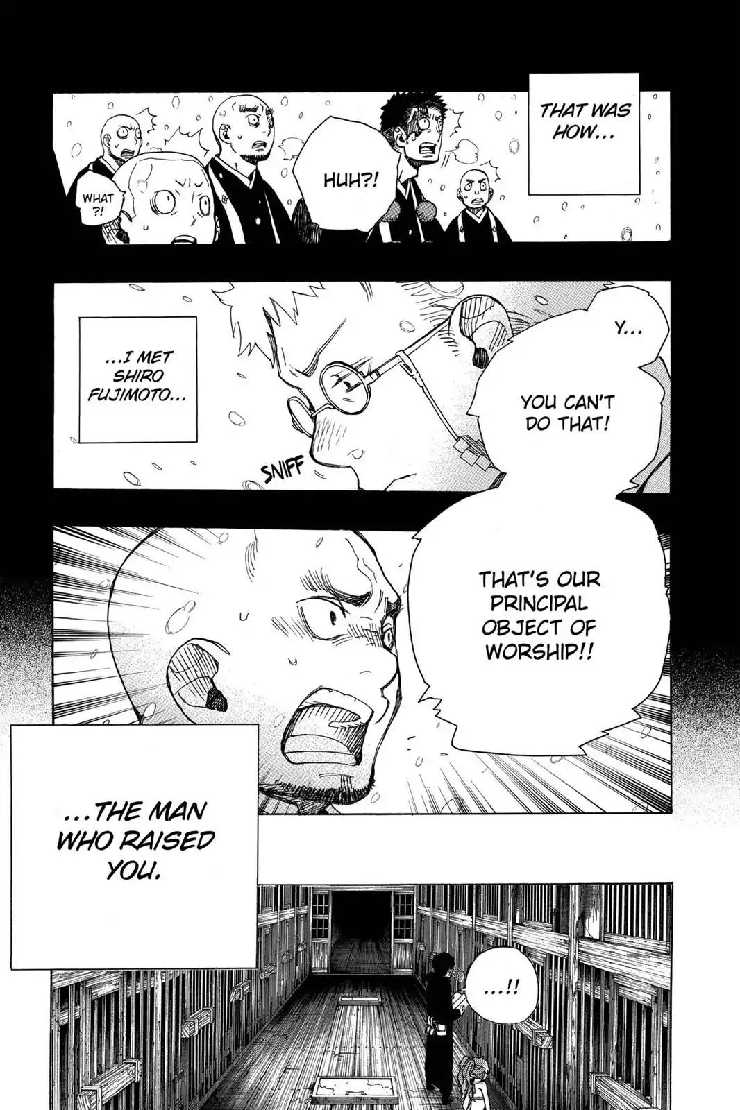 Ao no Exorcist Chapter 23 page 28 - Chapter 23: The Father's Story