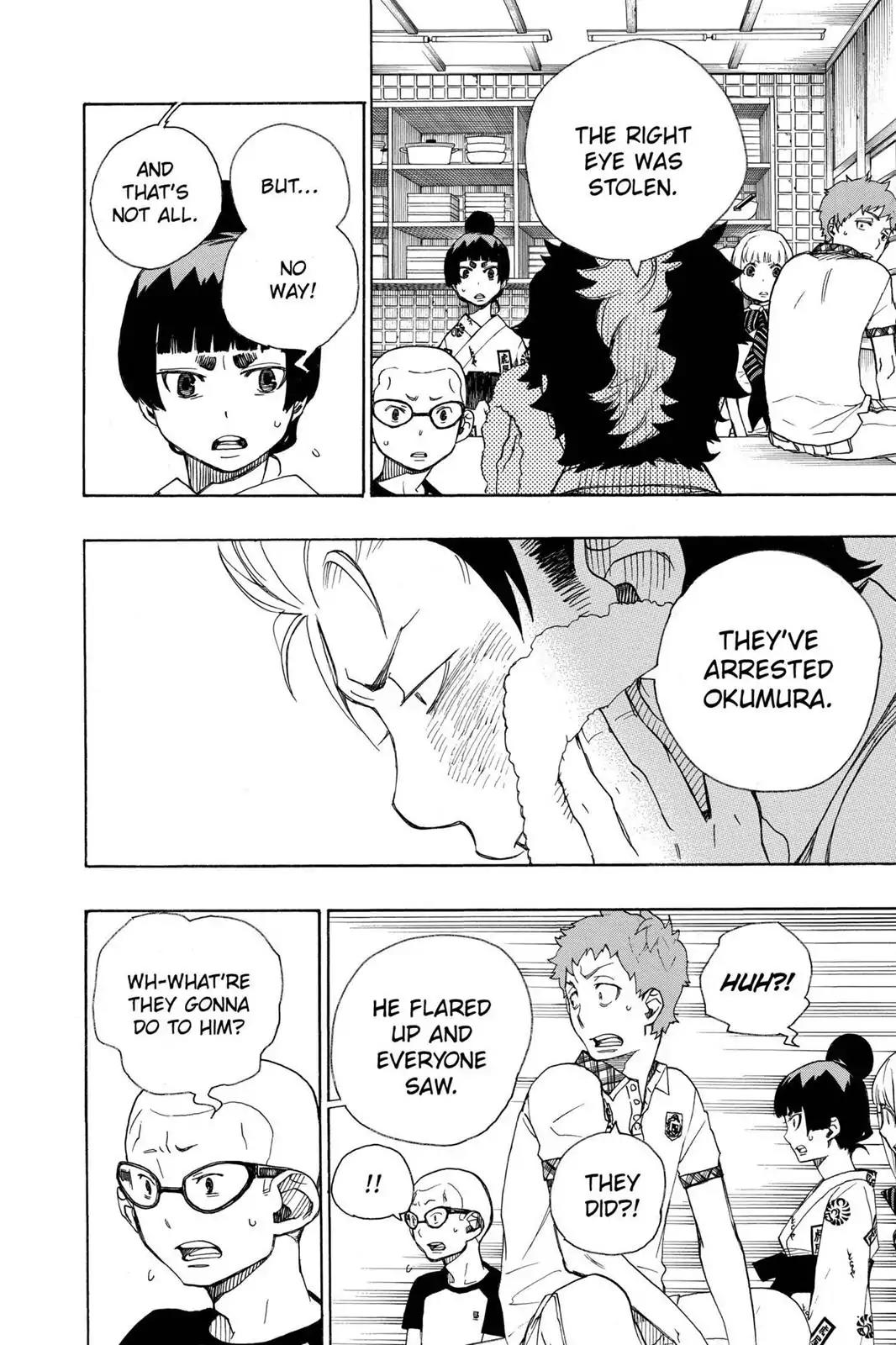 Ao no Exorcist Chapter 23 page 8 - Chapter 23: The Father's Story