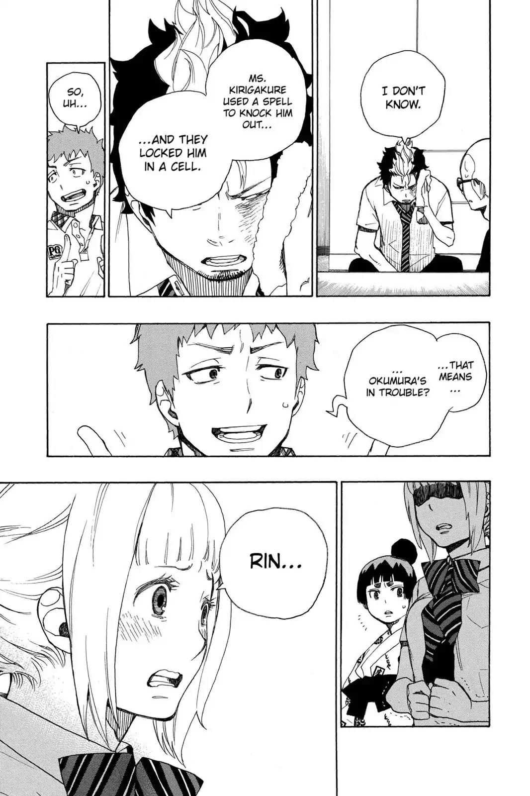 Ao no Exorcist Chapter 23 page 9 - Chapter 23: The Father's Story