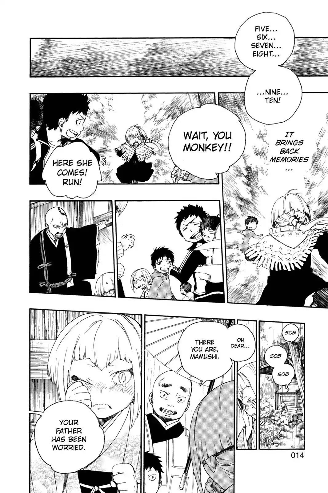 Ao no Exorcist Chapter 24 page 14 - Chapter 24: Empty Sword