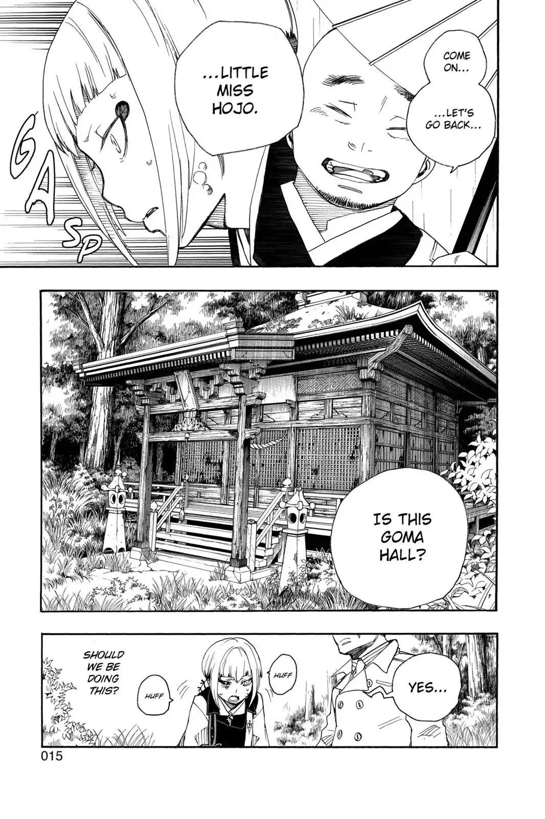 Ao no Exorcist Chapter 24 page 15 - Chapter 24: Empty Sword