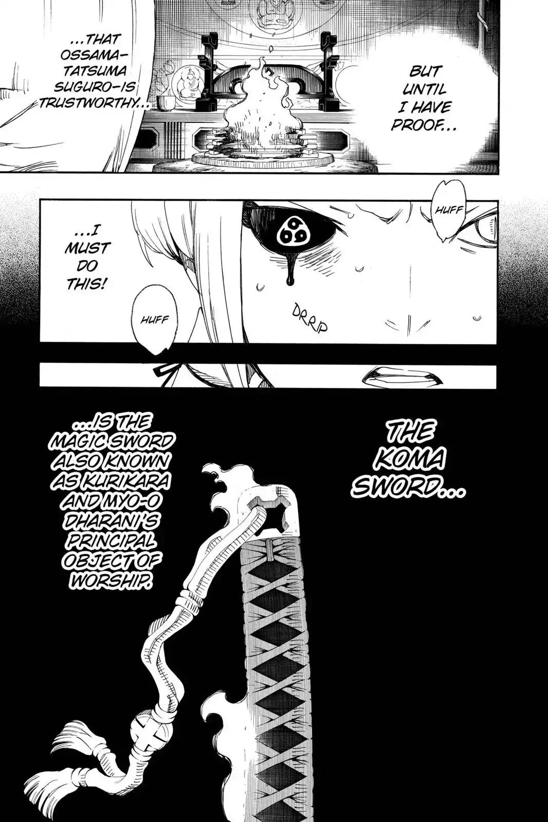 Ao no Exorcist Chapter 24 page 17 - Chapter 24: Empty Sword