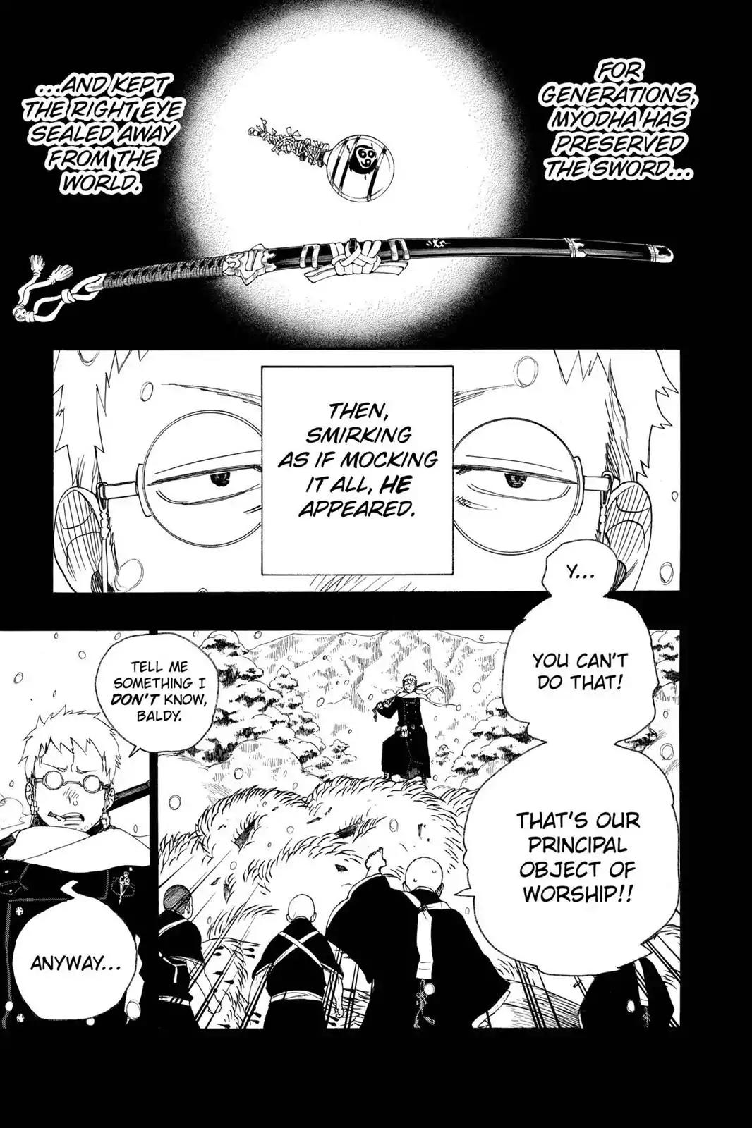 Ao no Exorcist Chapter 24 page 19 - Chapter 24: Empty Sword