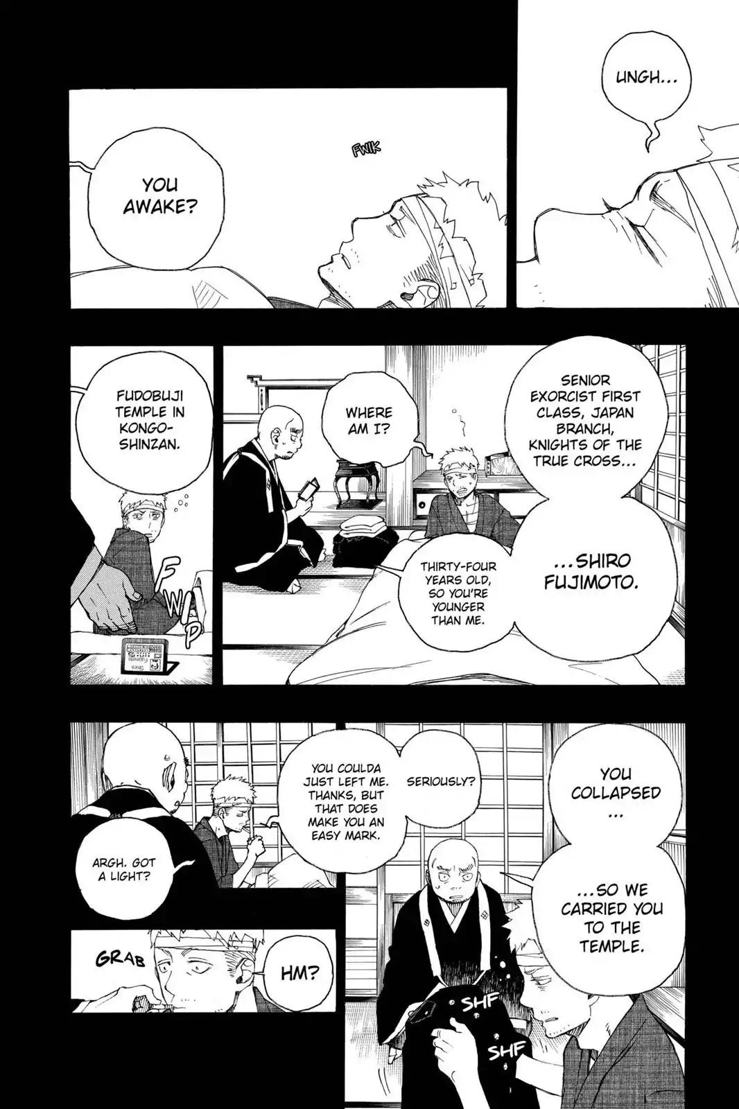 Ao no Exorcist Chapter 24 page 22 - Chapter 24: Empty Sword