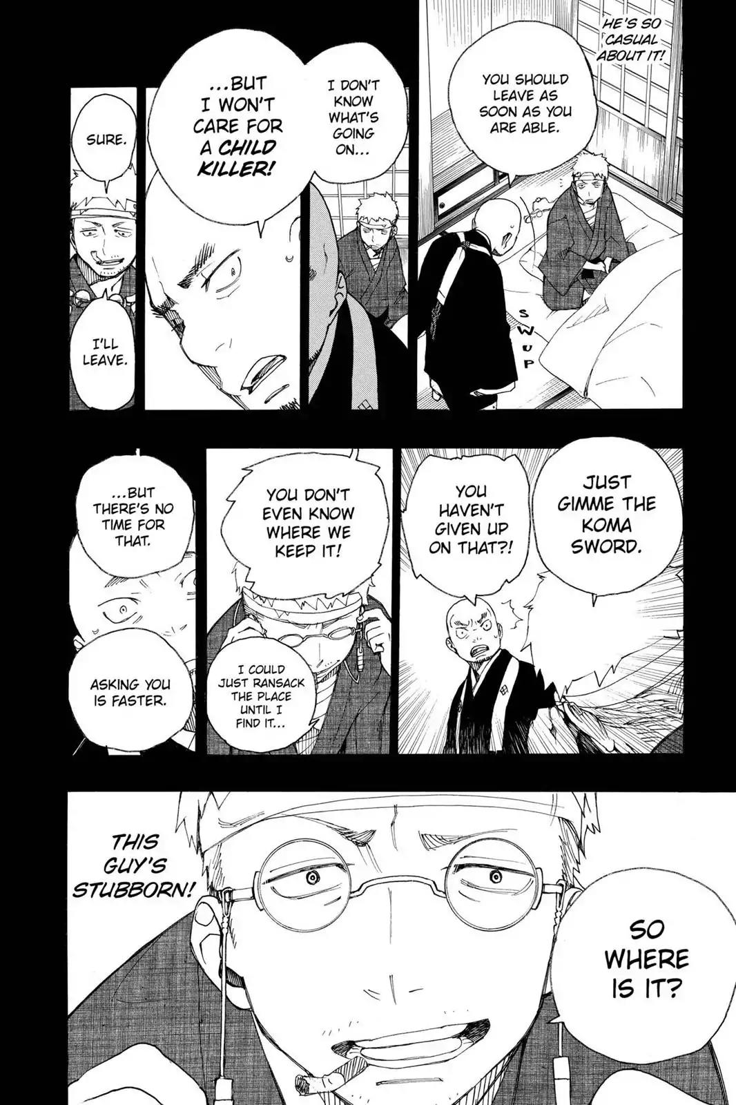 Ao no Exorcist Chapter 24 page 24 - Chapter 24: Empty Sword