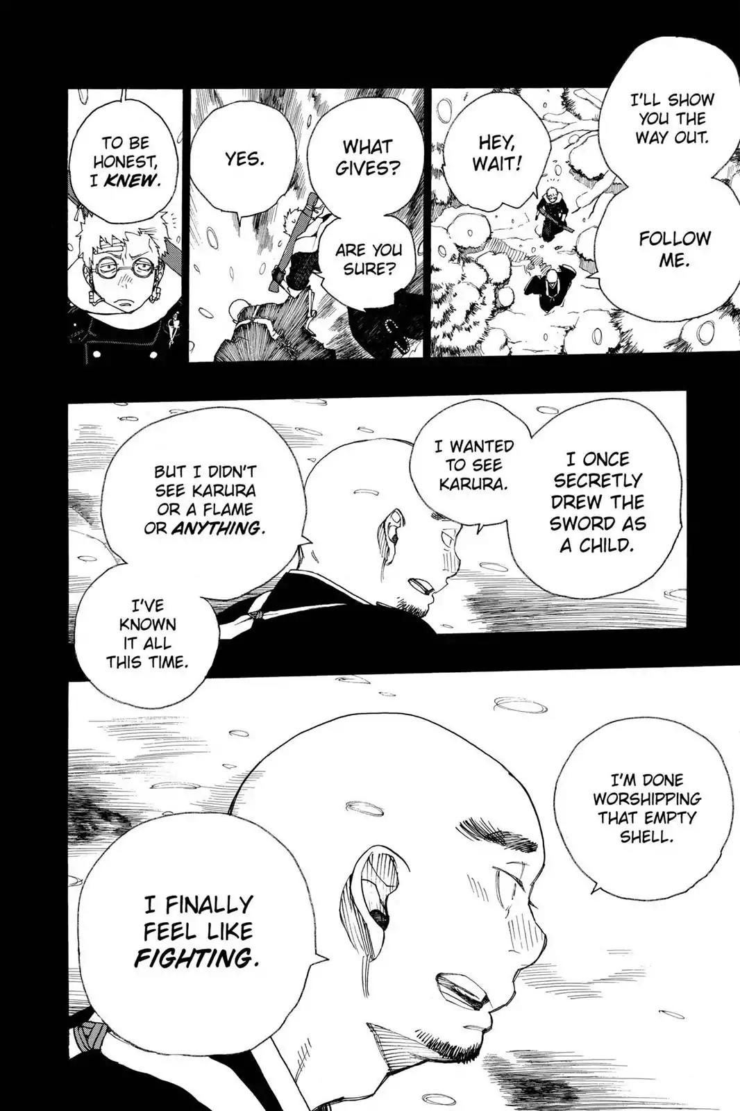Ao no Exorcist Chapter 24 page 36 - Chapter 24: Empty Sword