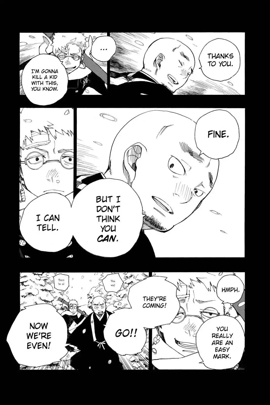 Ao no Exorcist Chapter 24 page 37 - Chapter 24: Empty Sword