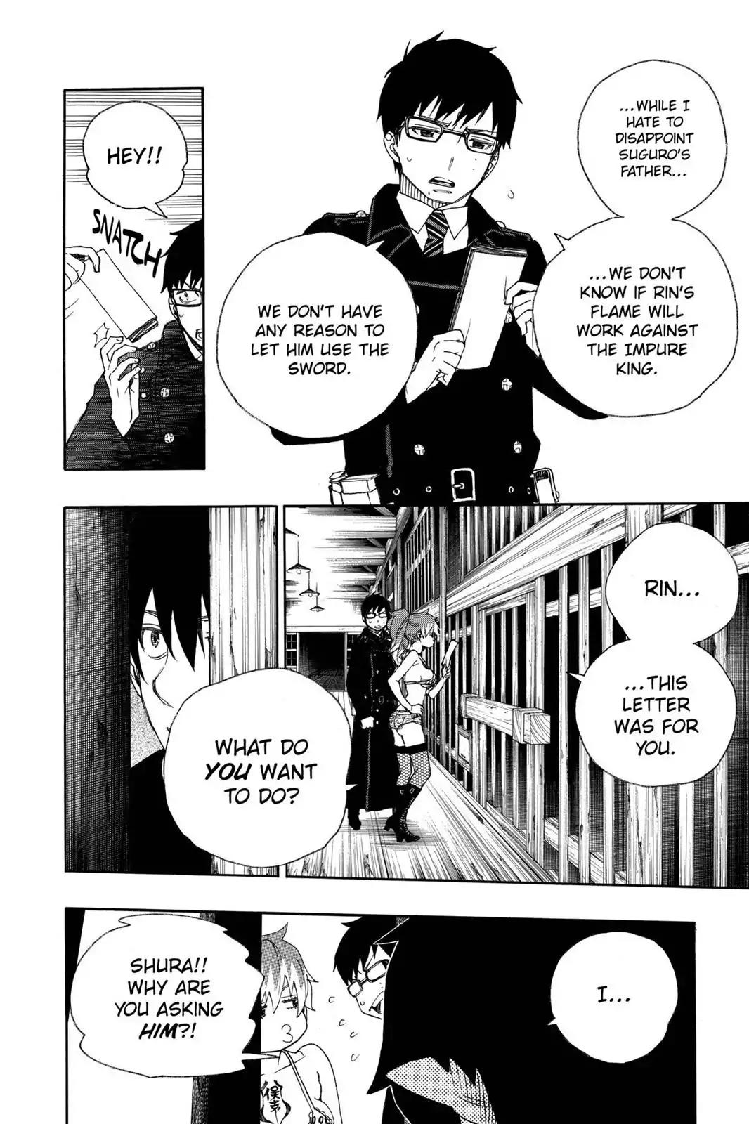 Ao no Exorcist Chapter 25 page 31 - Chapter 25: Impure King