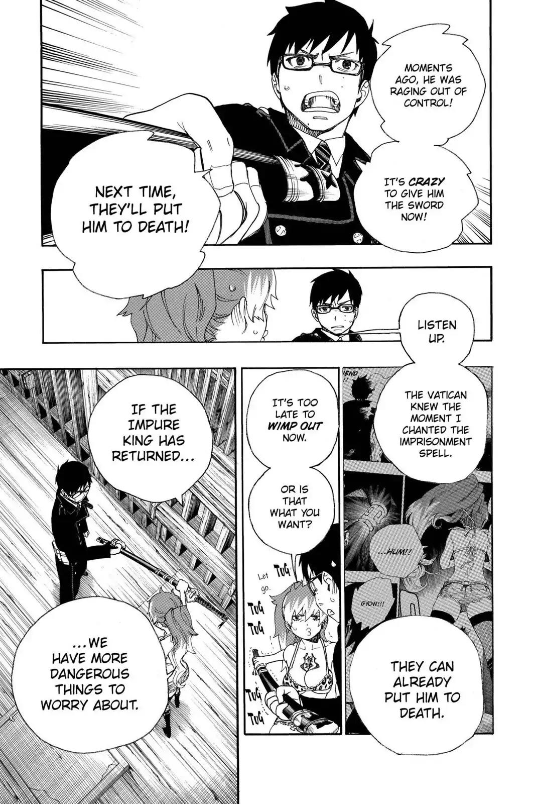 Ao no Exorcist Chapter 25 page 34 - Chapter 25: Impure King