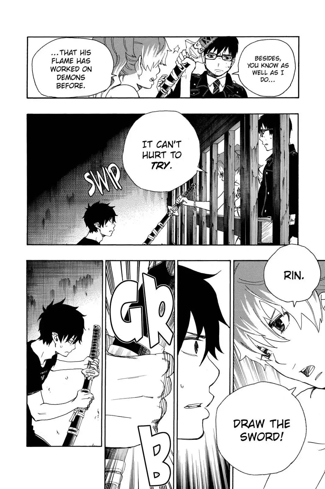 Ao no Exorcist Chapter 25 page 35 - Chapter 25: Impure King