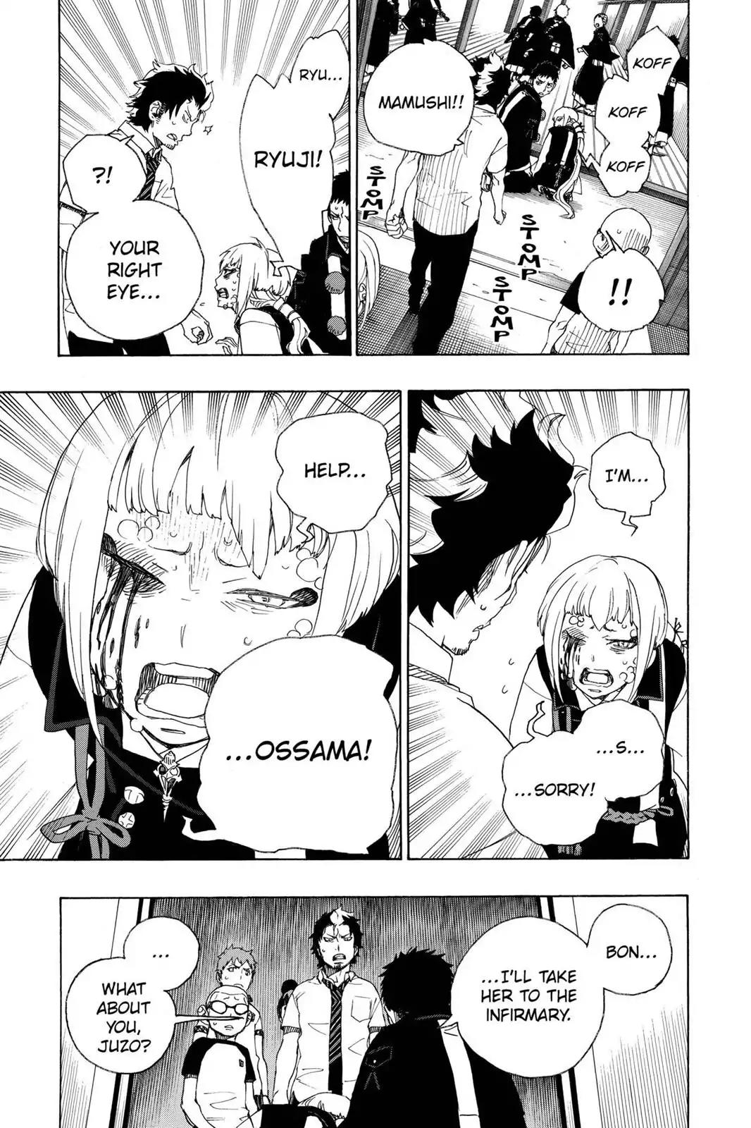 Ao no Exorcist Chapter 26 page 13 - Chapter 26: Fire of the Heart