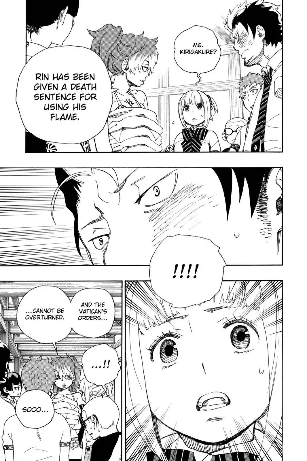 Ao no Exorcist Chapter 26 page 15 - Chapter 26: Fire of the Heart