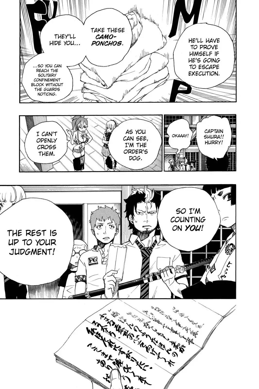 Ao no Exorcist Chapter 26 page 17 - Chapter 26: Fire of the Heart