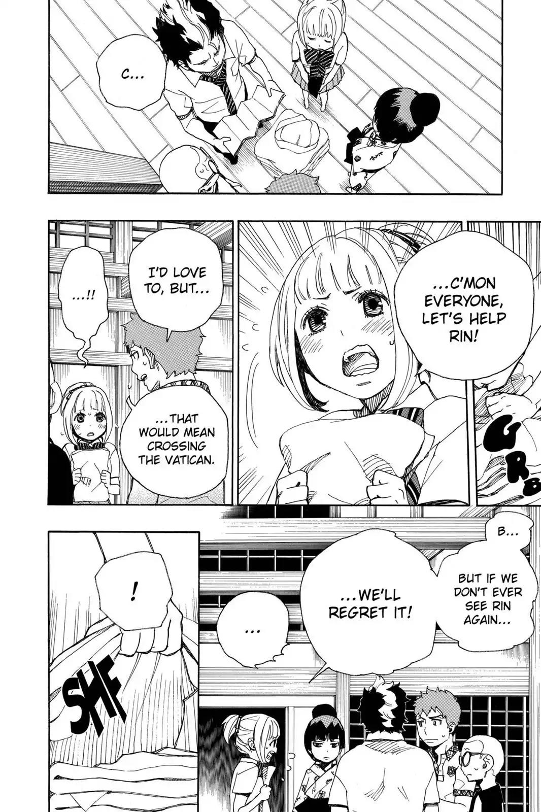 Ao no Exorcist Chapter 26 page 18 - Chapter 26: Fire of the Heart