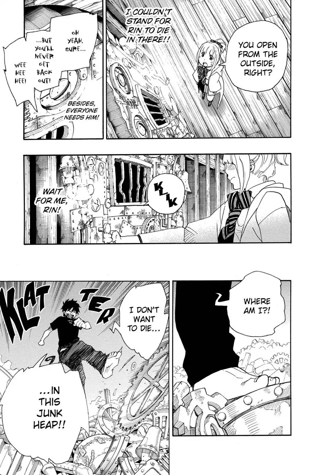 Ao no Exorcist Chapter 26 page 25 - Chapter 26: Fire of the Heart