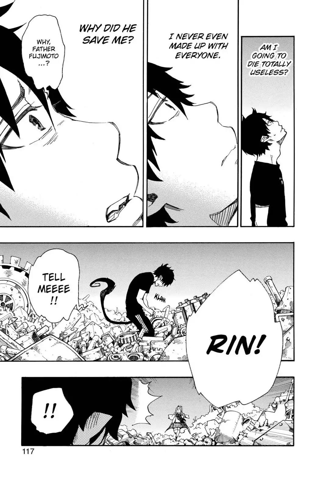 Ao no Exorcist Chapter 26 page 27 - Chapter 26: Fire of the Heart