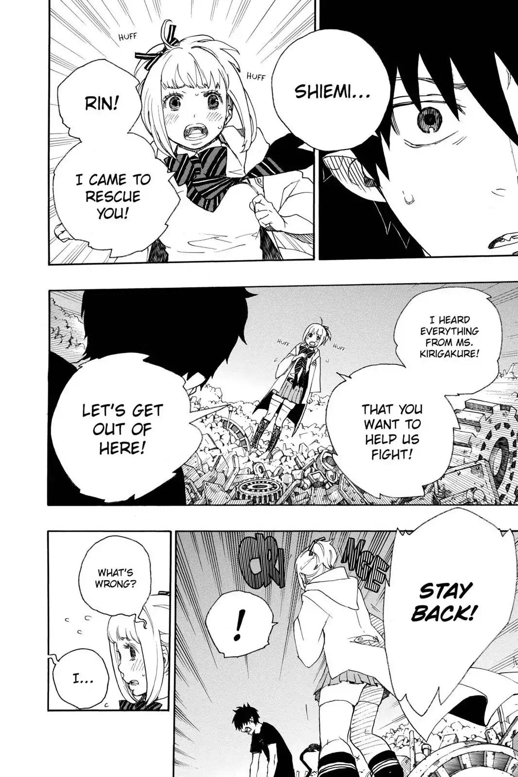 Ao no Exorcist Chapter 26 page 28 - Chapter 26: Fire of the Heart