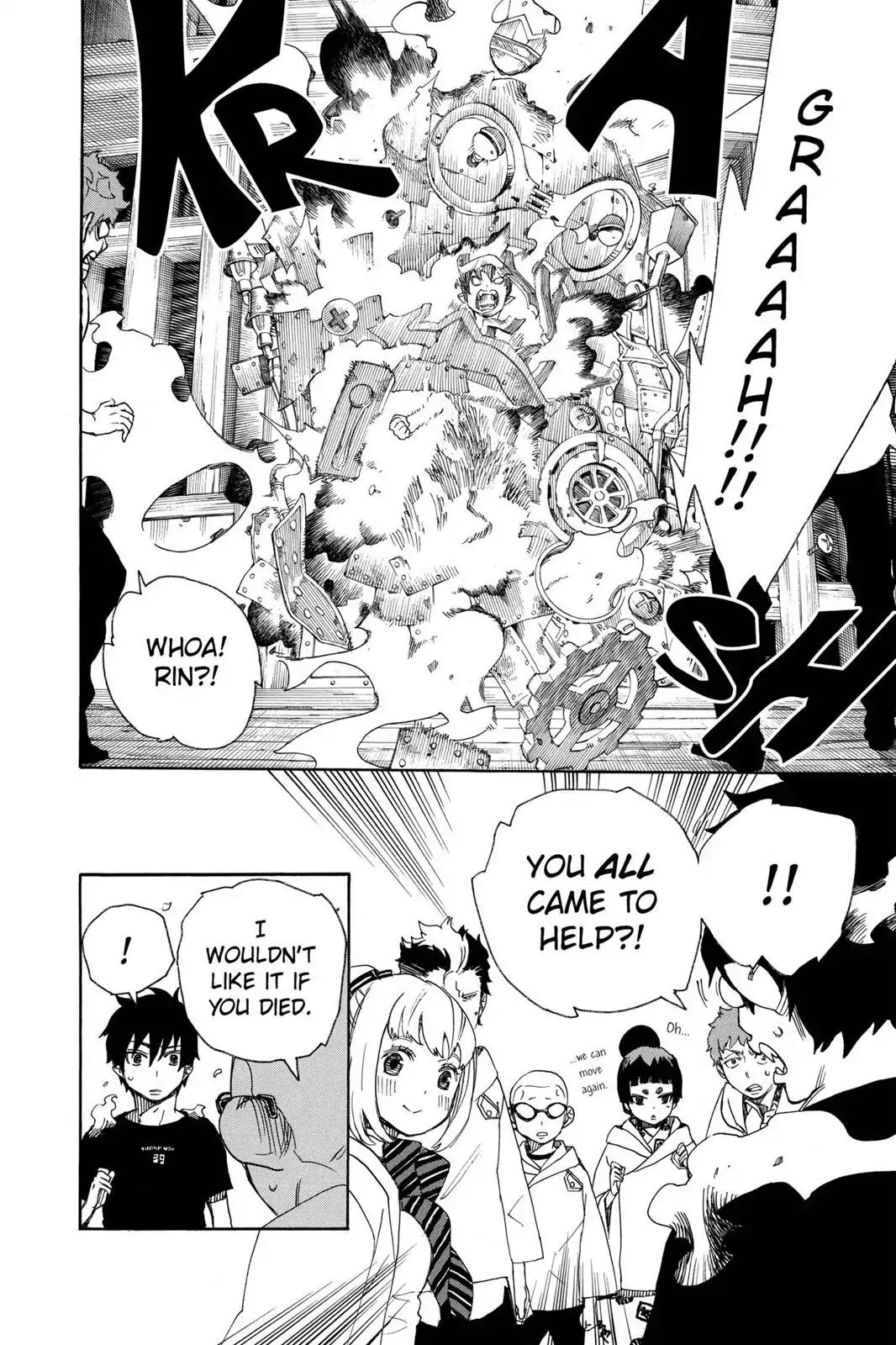 Ao no Exorcist Chapter 26 page 34 - Chapter 26: Fire of the Heart