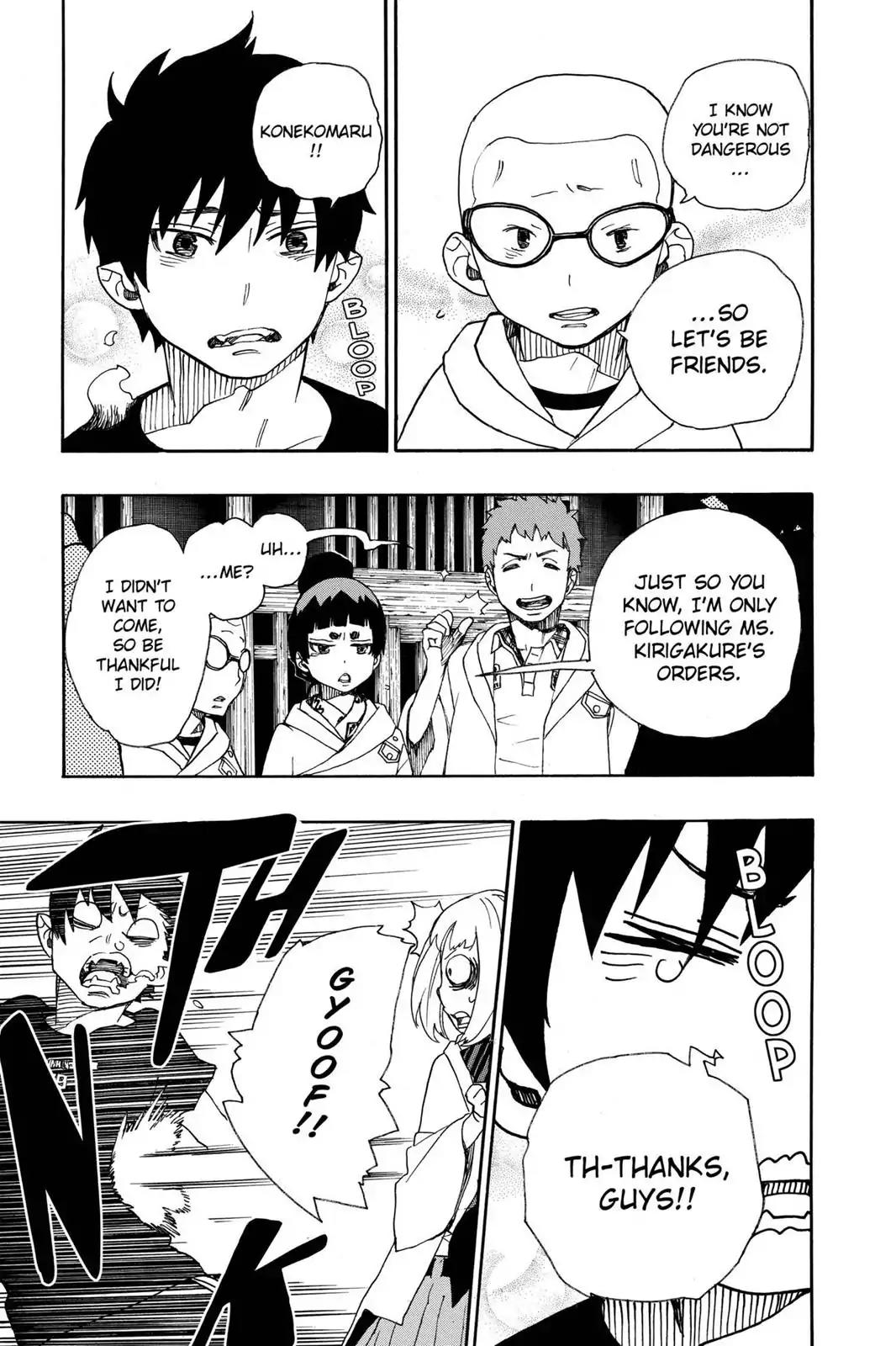 Ao no Exorcist Chapter 26 page 35 - Chapter 26: Fire of the Heart