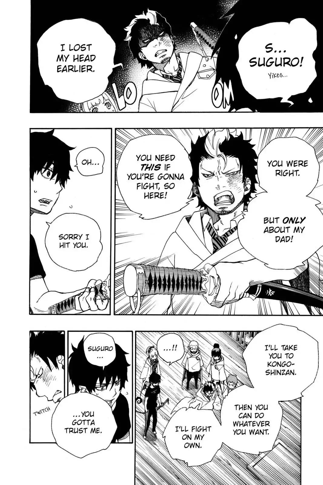 Ao no Exorcist Chapter 26 page 36 - Chapter 26: Fire of the Heart