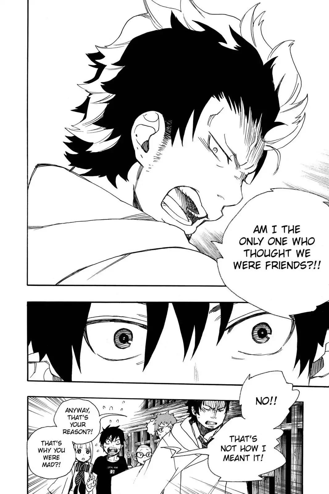 Ao no Exorcist Chapter 26 page 38 - Chapter 26: Fire of the Heart