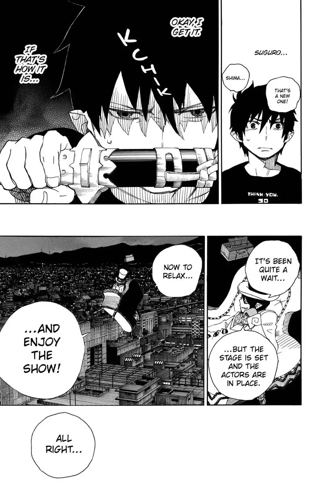 Ao no Exorcist Chapter 26 page 39 - Chapter 26: Fire of the Heart