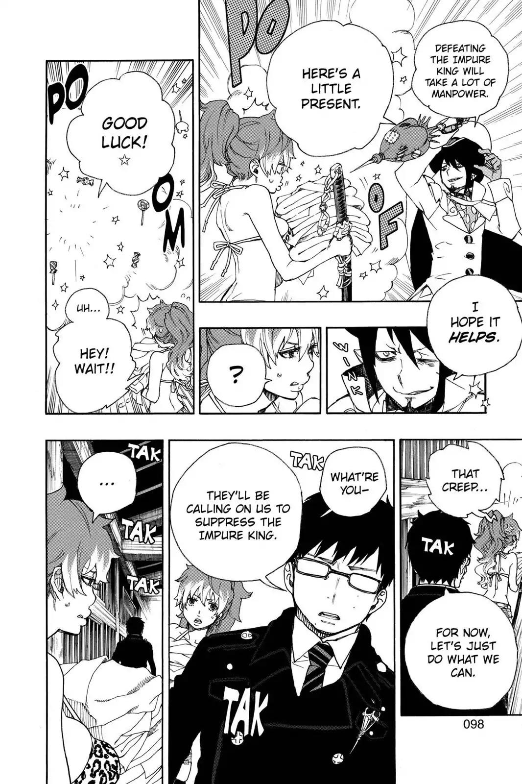 Ao no Exorcist Chapter 26 page 8 - Chapter 26: Fire of the Heart