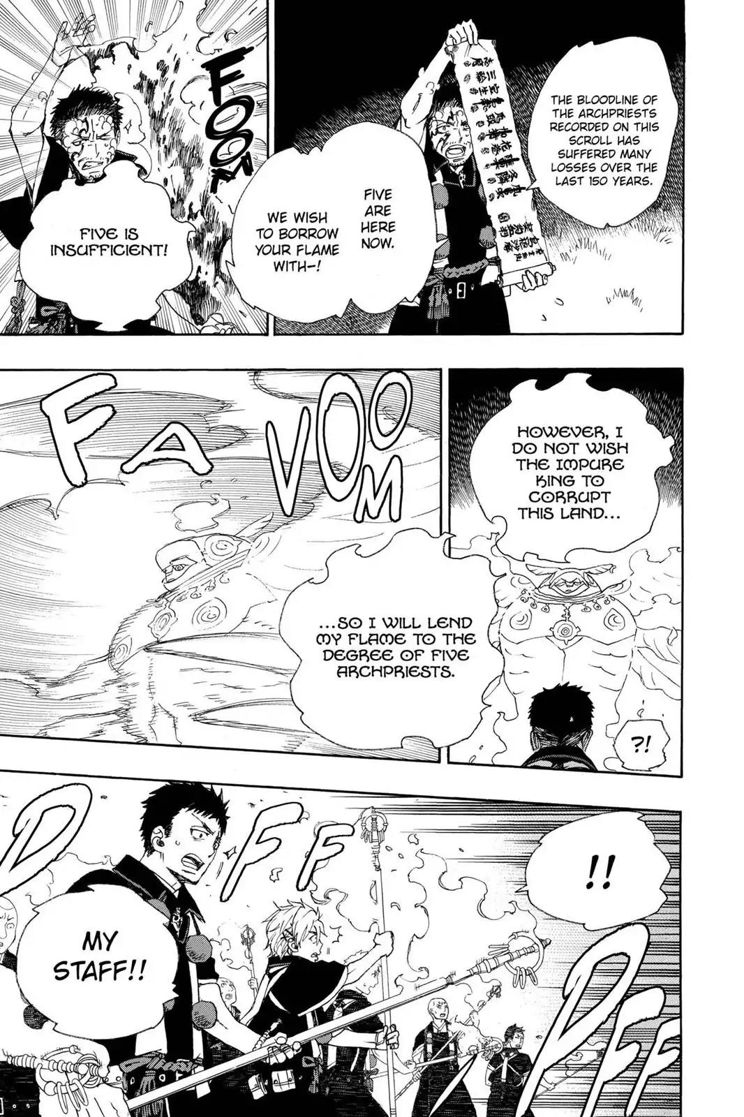 Ao no Exorcist Chapter 27 page 10 - Chapter 27: Battle At Kogon-Shinzan!