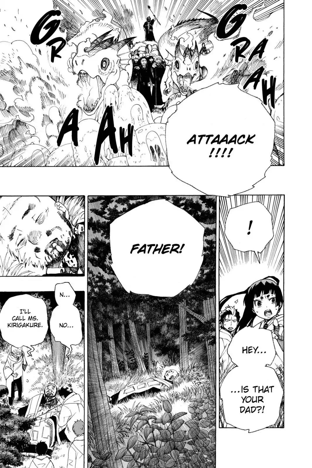 Ao no Exorcist Chapter 27 page 12 - Chapter 27: Battle At Kogon-Shinzan!