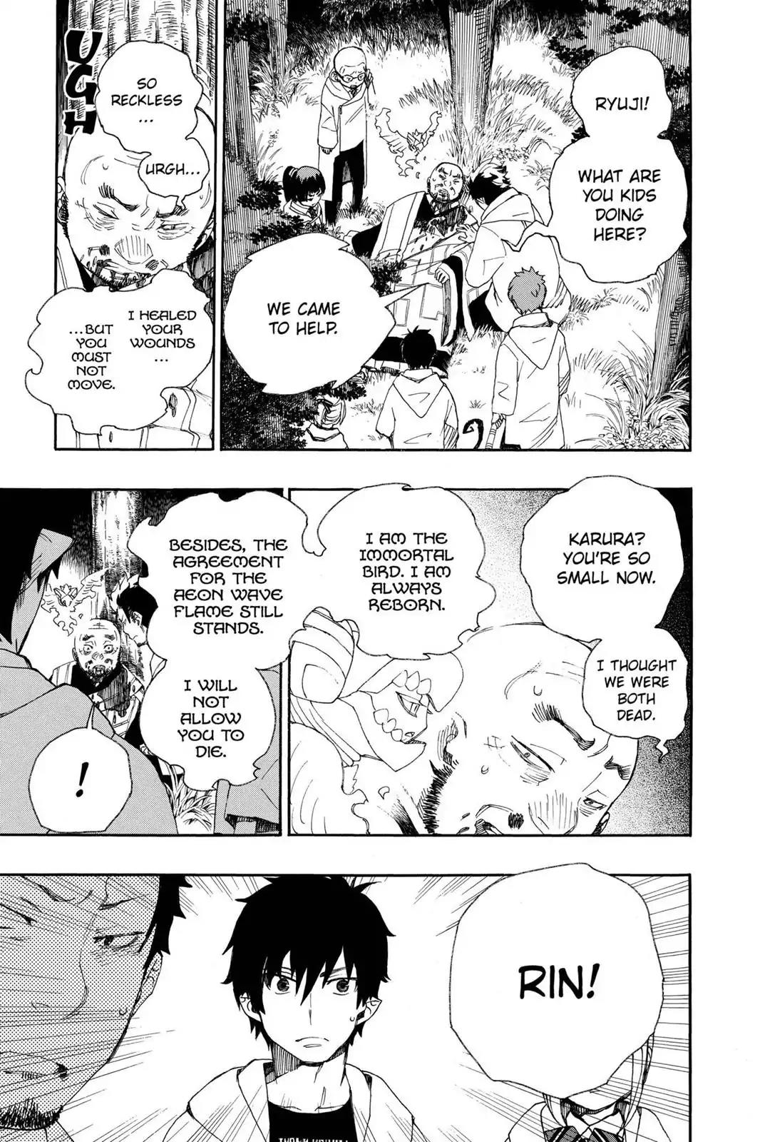 Ao no Exorcist Chapter 27 page 14 - Chapter 27: Battle At Kogon-Shinzan!