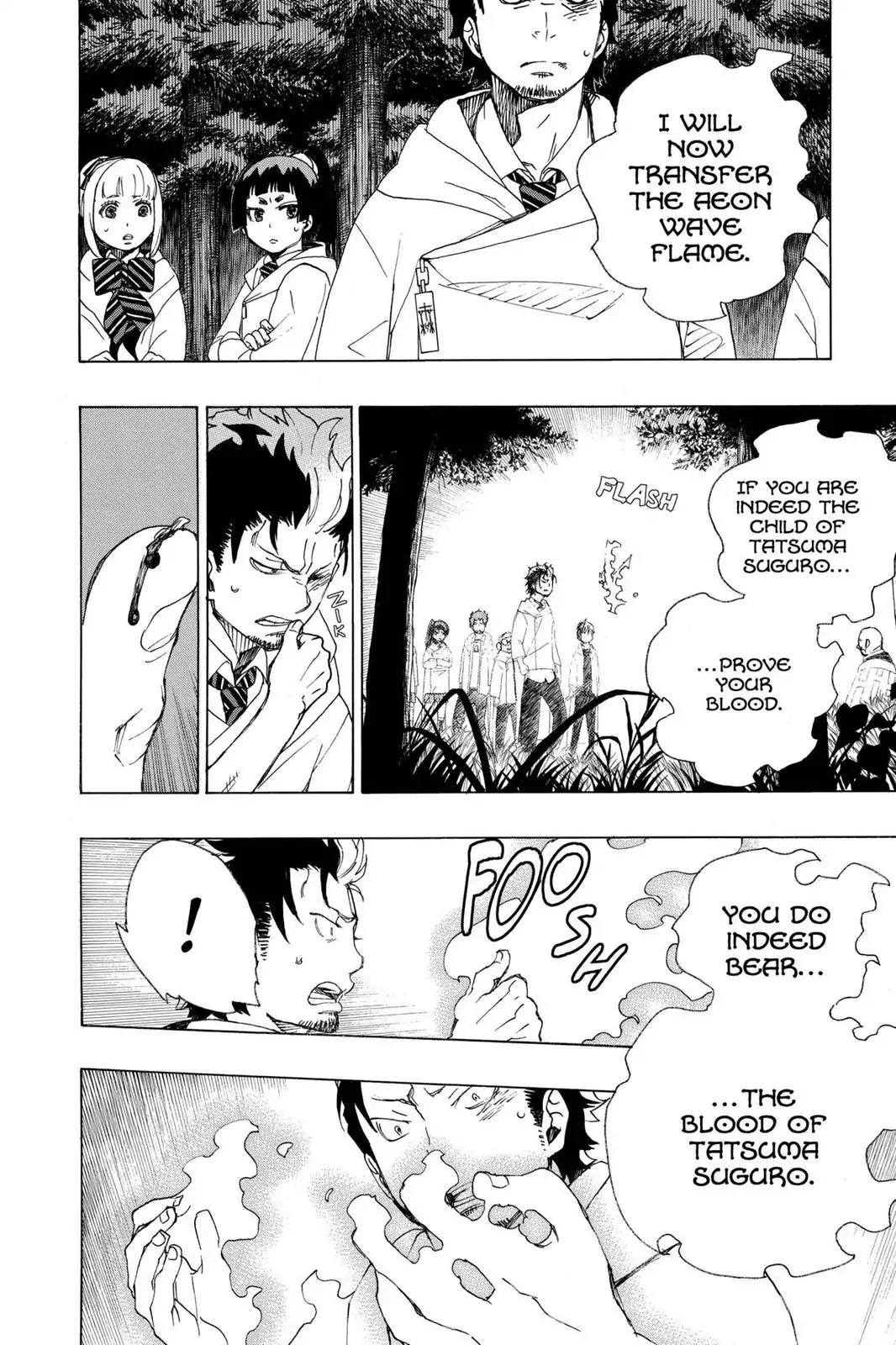 Ao no Exorcist Chapter 27 page 27 - Chapter 27: Battle At Kogon-Shinzan!