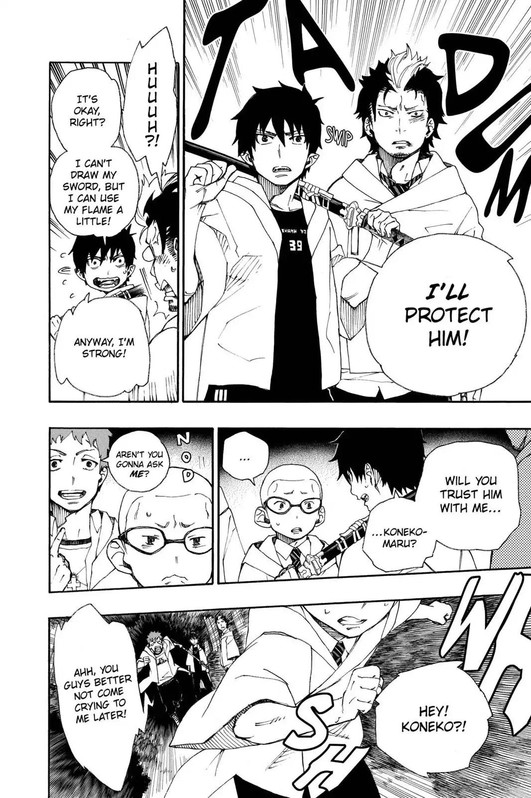 Ao no Exorcist Chapter 27 page 33 - Chapter 27: Battle At Kogon-Shinzan!