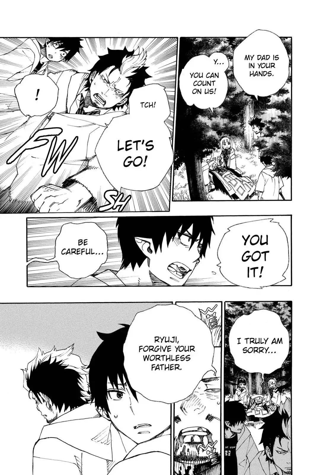 Ao no Exorcist Chapter 27 page 34 - Chapter 27: Battle At Kogon-Shinzan!