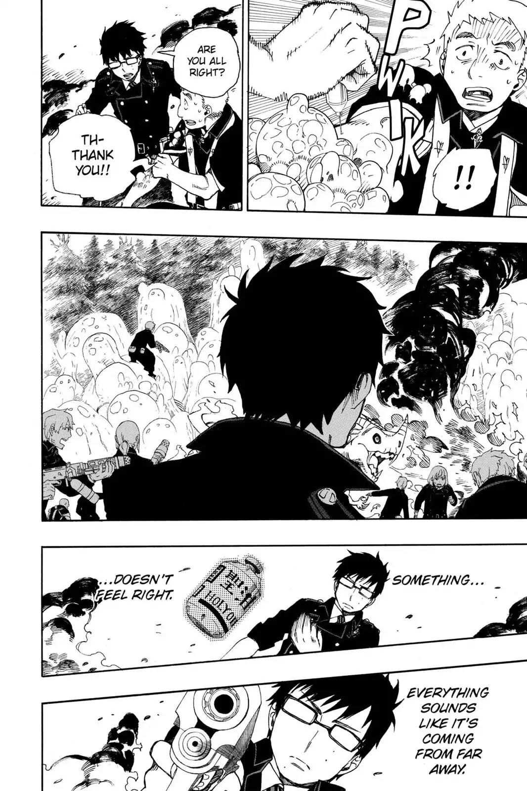 Ao no Exorcist Chapter 27 page 37 - Chapter 27: Battle At Kogon-Shinzan!