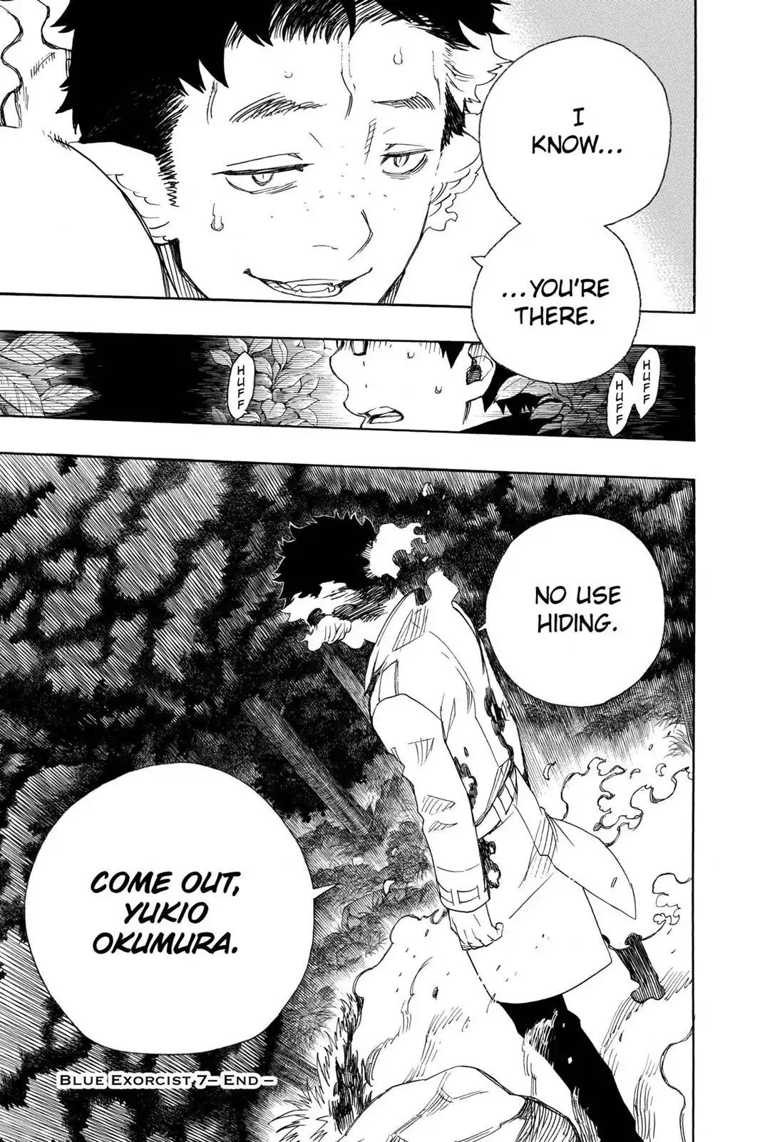 Ao no Exorcist Chapter 27 page 40 - Chapter 27: Battle At Kogon-Shinzan!