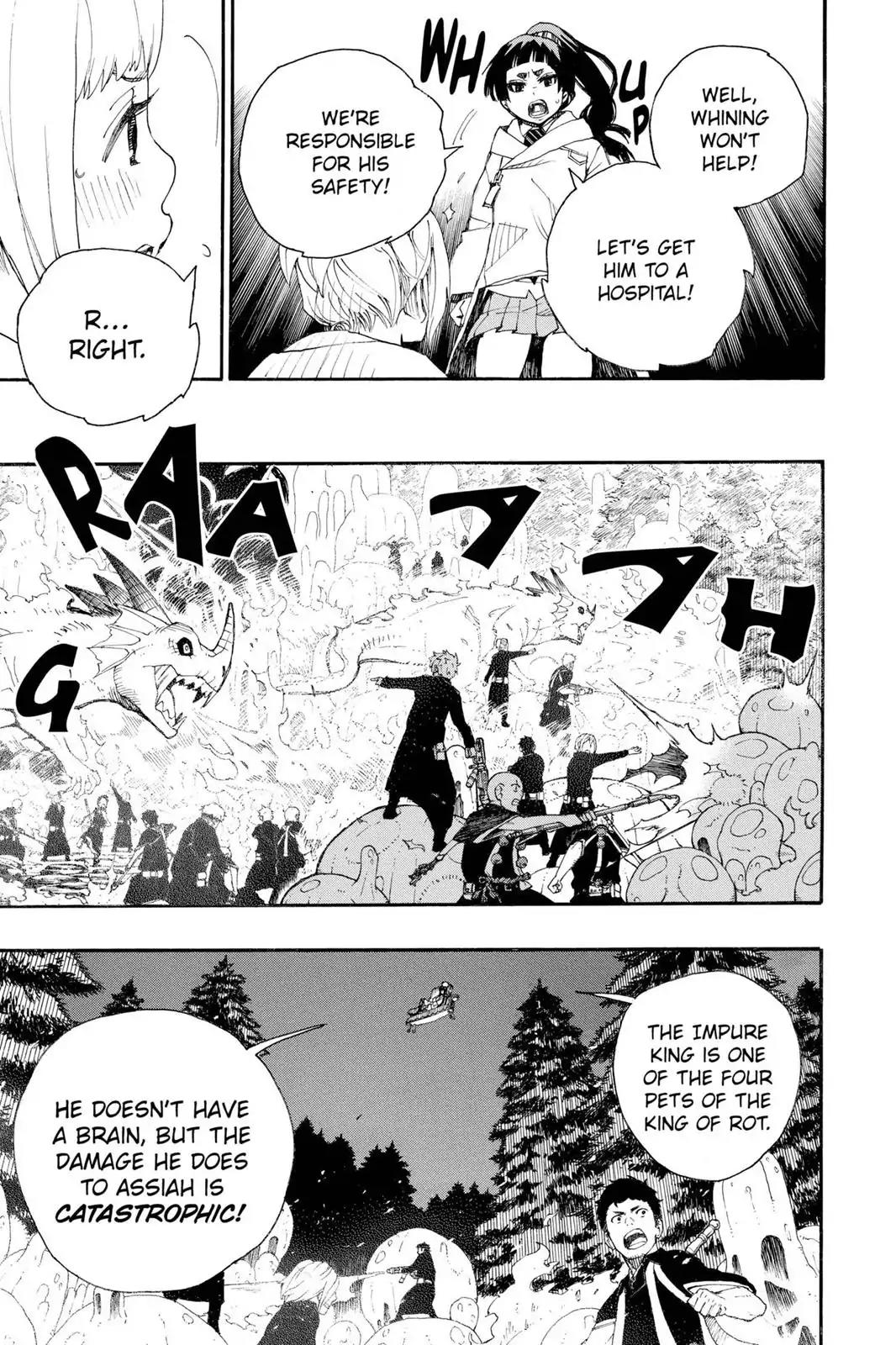 Ao no Exorcist Chapter 28 page 19 - Chapter 28: Crimson Lotus