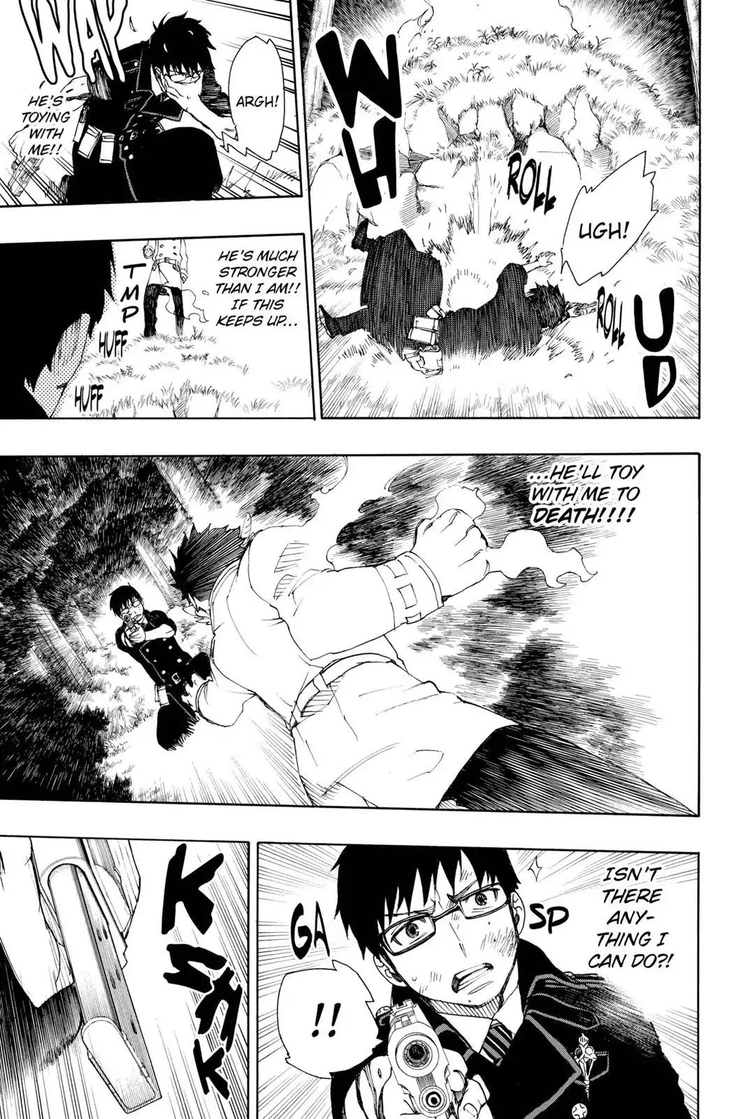 Ao no Exorcist Chapter 28 page 23 - Chapter 28: Crimson Lotus