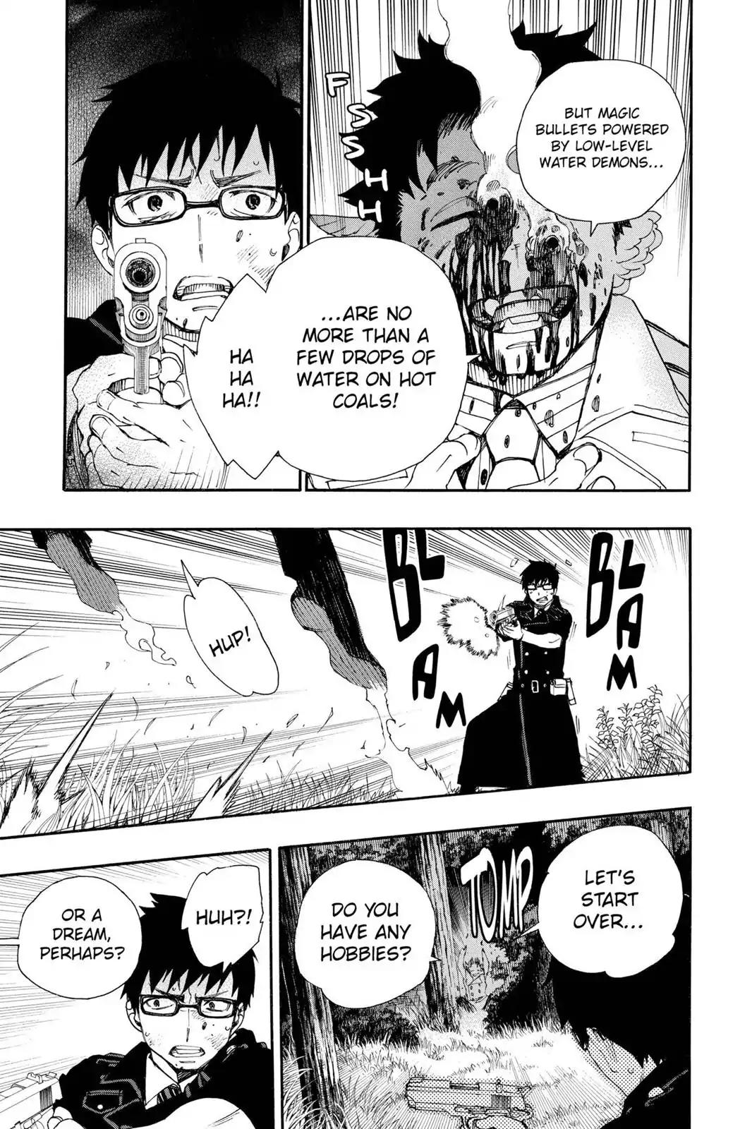 Ao no Exorcist Chapter 28 page 25 - Chapter 28: Crimson Lotus