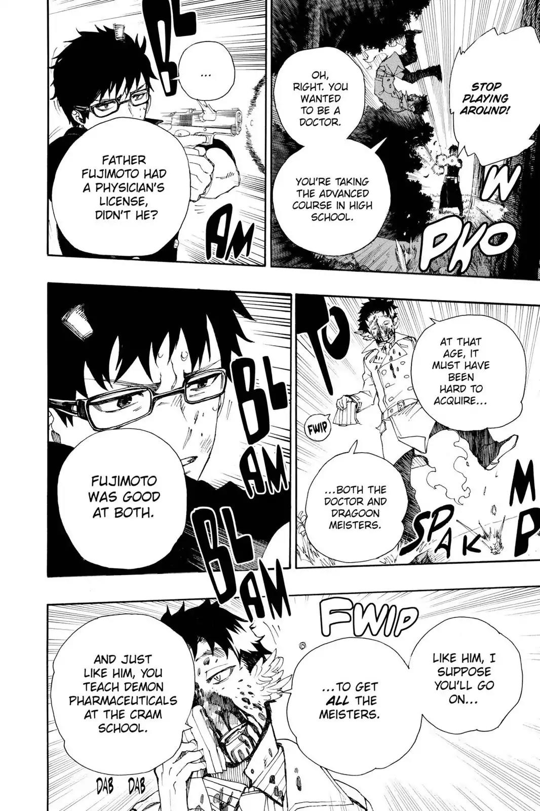 Ao no Exorcist Chapter 28 page 26 - Chapter 28: Crimson Lotus