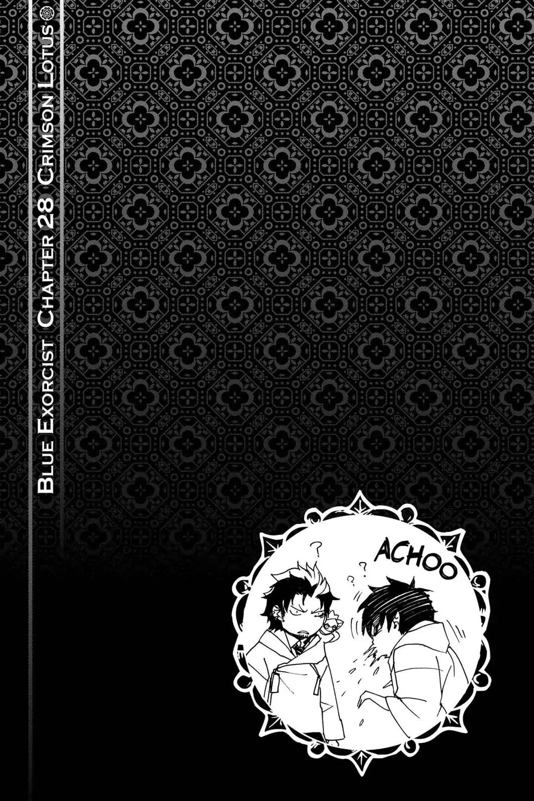 Ao no Exorcist Chapter 28 page 32 - Chapter 28: Crimson Lotus